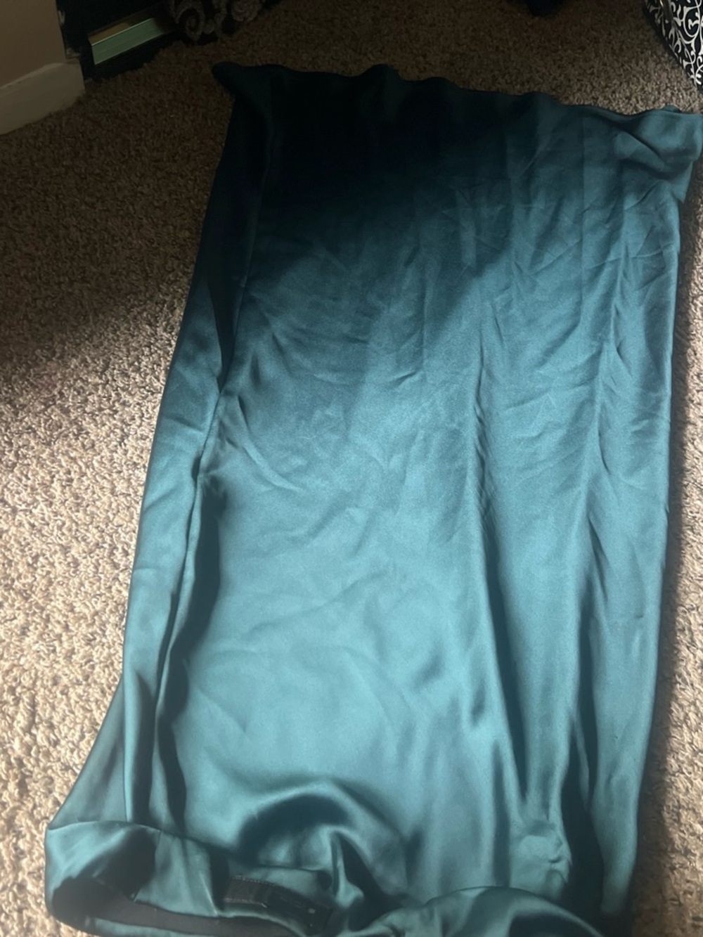 Zara Teal Maxi Skirt